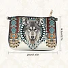 DIY Wolf Special Shaped Diamond Painting Leather Crossbody Bags Chain Clutch Kit