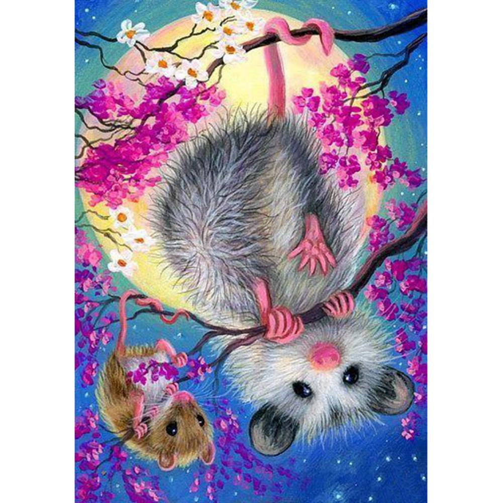 

30x40cm Round Drill Diamond Painting-Upside Down Mouse Handicraft, 501 Original