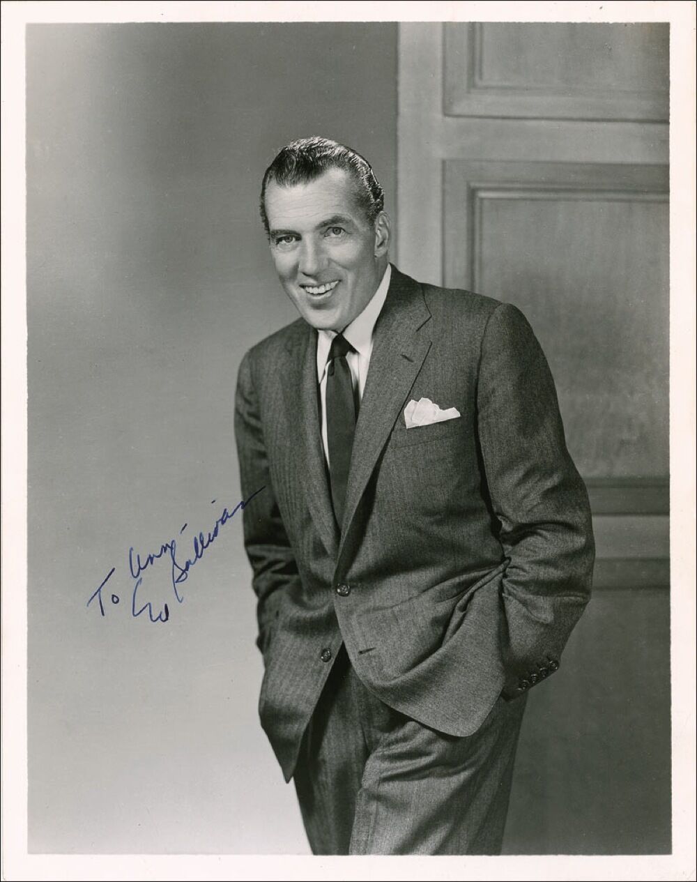 ED SULLIVAN Signed Photo Poster paintinggraph - TV Presenter - preprint