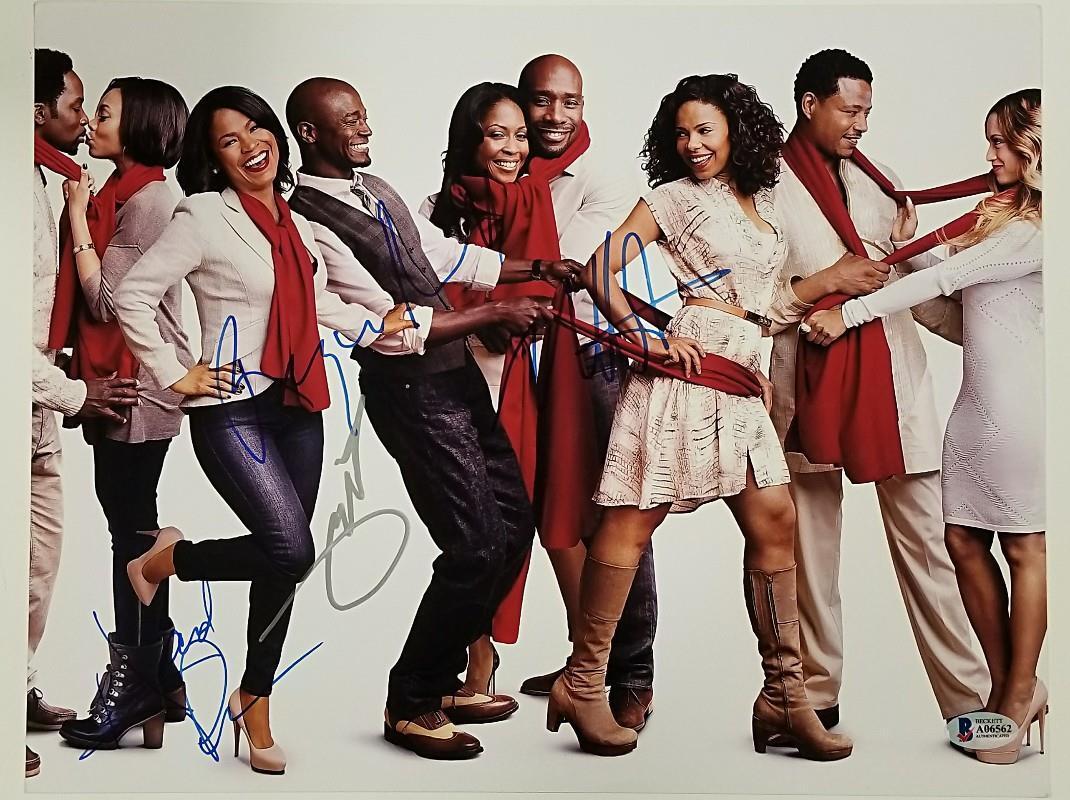 The Best Man Holiday Cast (4) Signed 11x14 Photo Poster painting Chestnut + Hall Beckett BAS COA