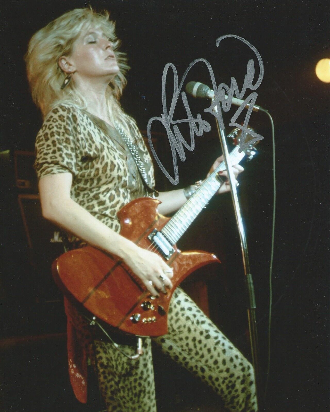 **GFA The Runaways Band *LITA FORD* Signed 8x10 Photo Poster painting AD1 PROOF COA**