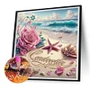 Starfish Rose - Crystal Rhinestone Diamond Painting