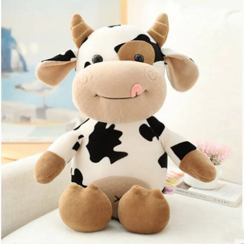 Cow Plush Toy Cuteee Family Harpy Cow Stuffed Animal Kawaii Plush Pillow Squish
