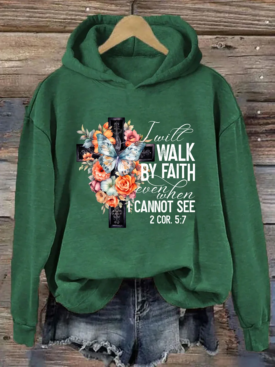 Walk by Faith Hoodie