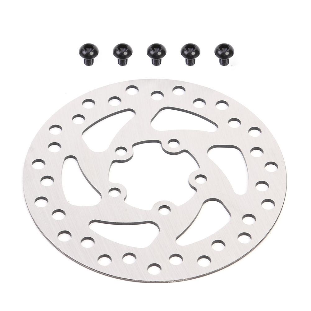 

120mm Silver Steel M365 PRO Brake Disc for Electric Scooter w/ 5pcs Screws, 501 Original