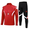 Joyfball 2024/2025 Bayern Munich Half-Pull Training Suit Red Football Shirt 1:1 Thai Quality
