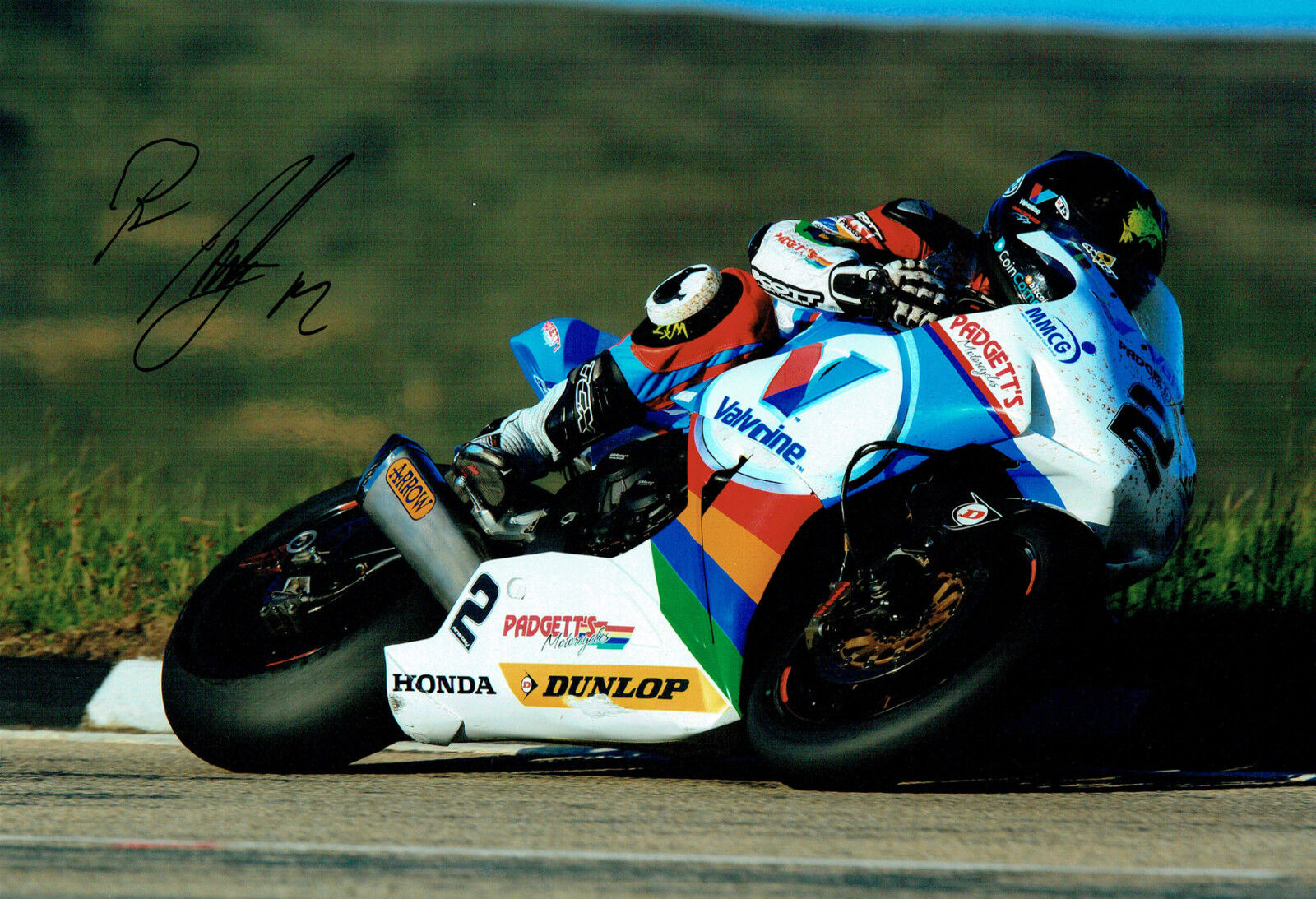 Bruce ANSTEY Isle Of Man TT Winner Signed Autograph 12x8 Photo Poster painting AFTAL COA