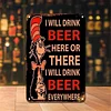 I will drink beer - Metal Tin Signs(8*12Inch/12*16Inch) - Bar