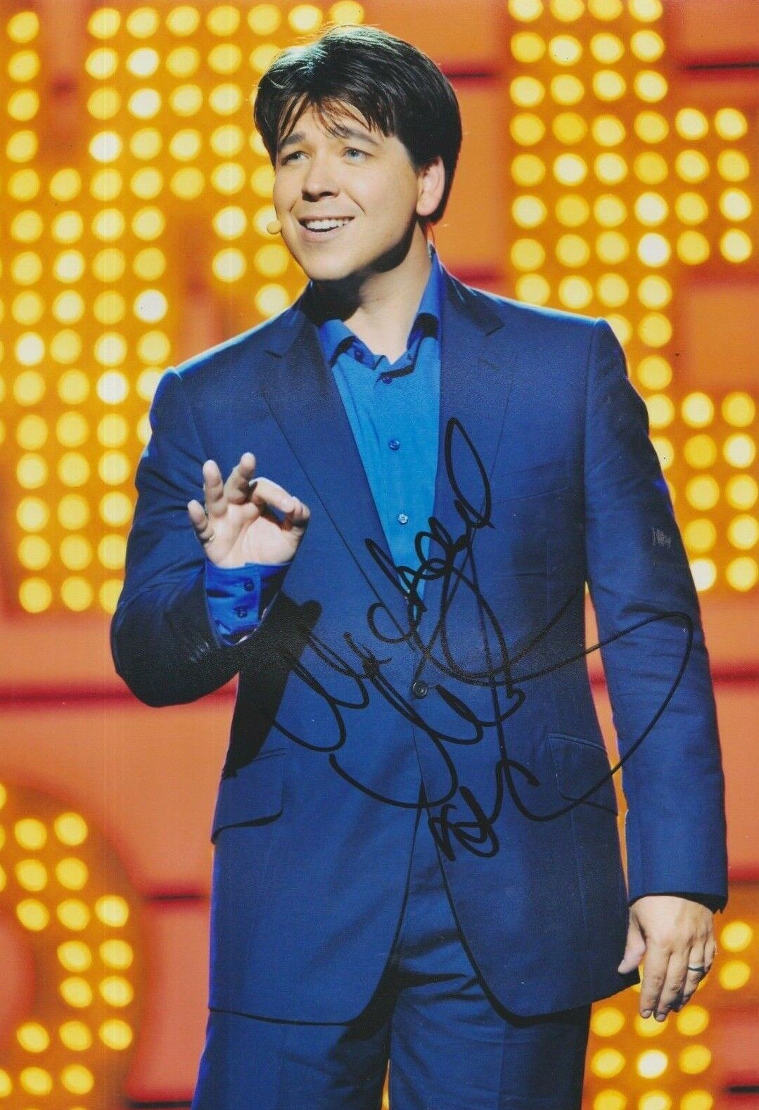 Michael Mcintyre **HAND SIGNED** 12x8 Photo Poster painting ~ AUTOGRAPHED