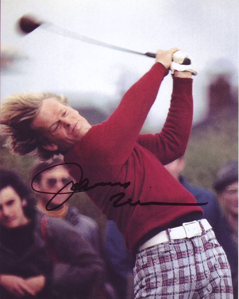 JOHNNY MILLER signed autographed PGA GOLF Photo Poster painting