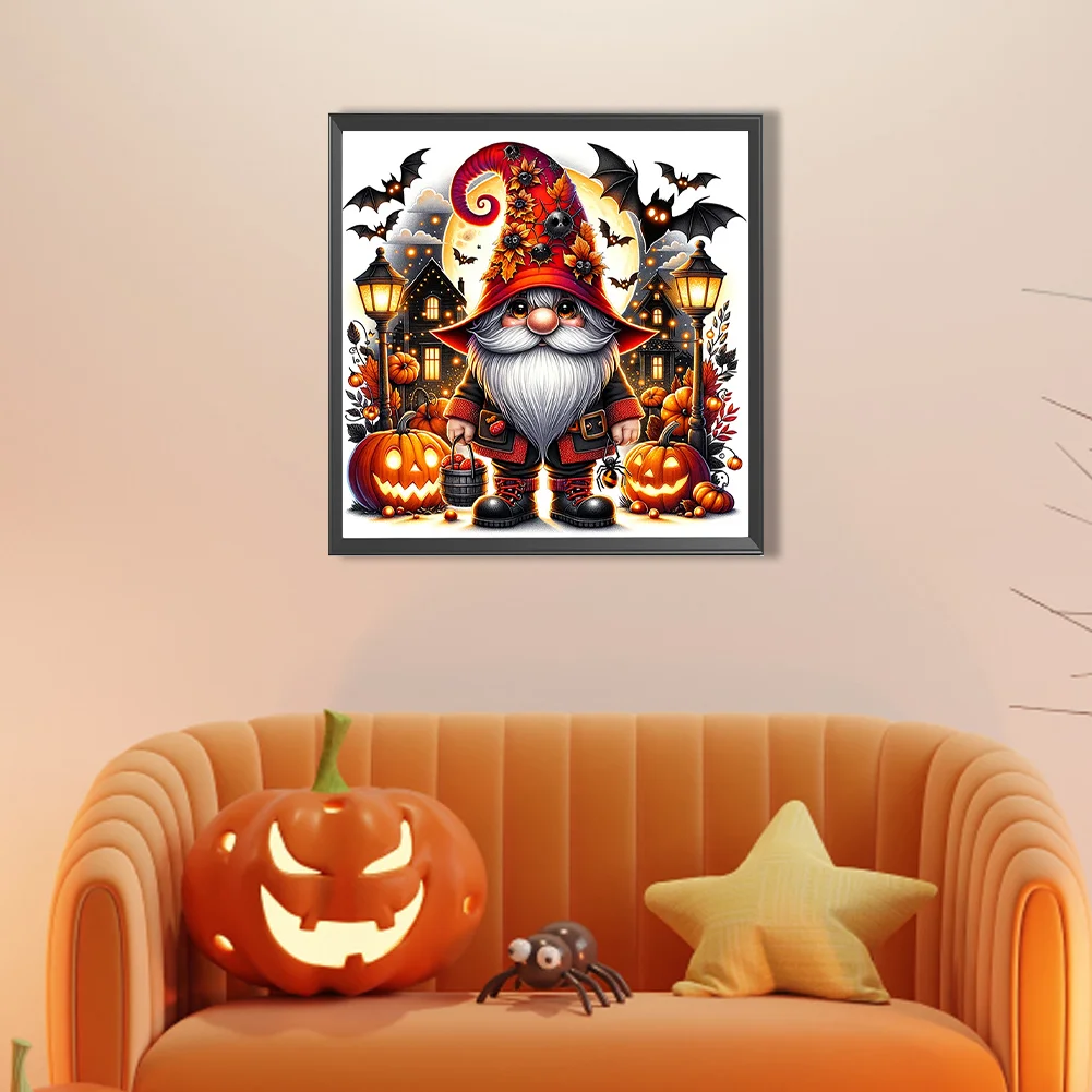 Partial AB Diamond Painting - Full Round Drill - Halloween Goblin(Canvas|45*45cm)