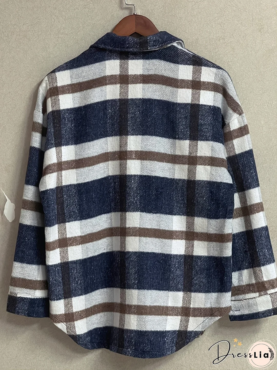 Plaid Oversized Jacket for Women