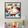 Sleeping Cat-11CT Counted Cross Stitch 40*40cm tapestrymarket