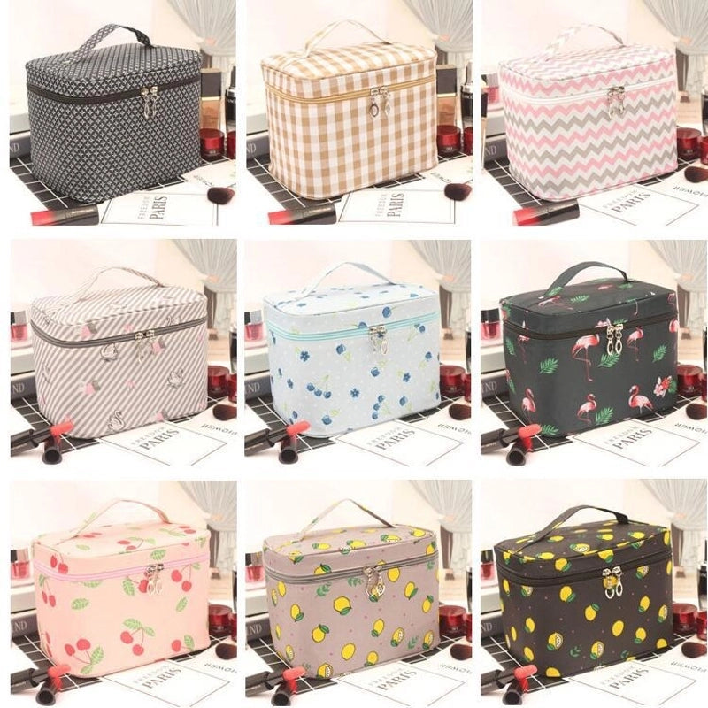 Factory Direct Supply Travel Cute Portable Waterproof Cosmetic Storage Bag Large Capacity Korean Style Cosmetic Bag