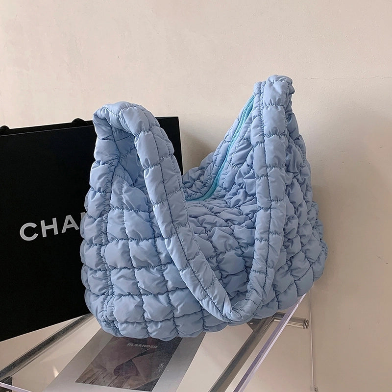 Women’s Large All Seasons Nylon Elegant Classic Style Shoulder Bag Handbag Tote Bag