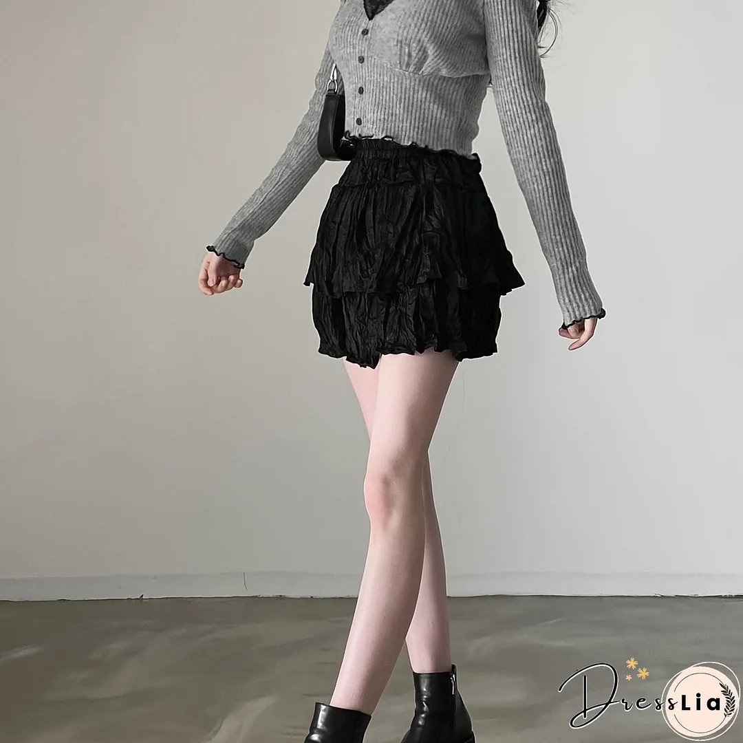 Contrast Lace Trim V-neck Crop Top, Y2K Lettuce Trim Long Sleeve T-shirt, Women's Clothing