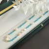 Blue Natural Stones & Freshwater Pearls Necklace