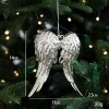 Electroplated Silver Platic Hanging Decors for Christmas Tree 