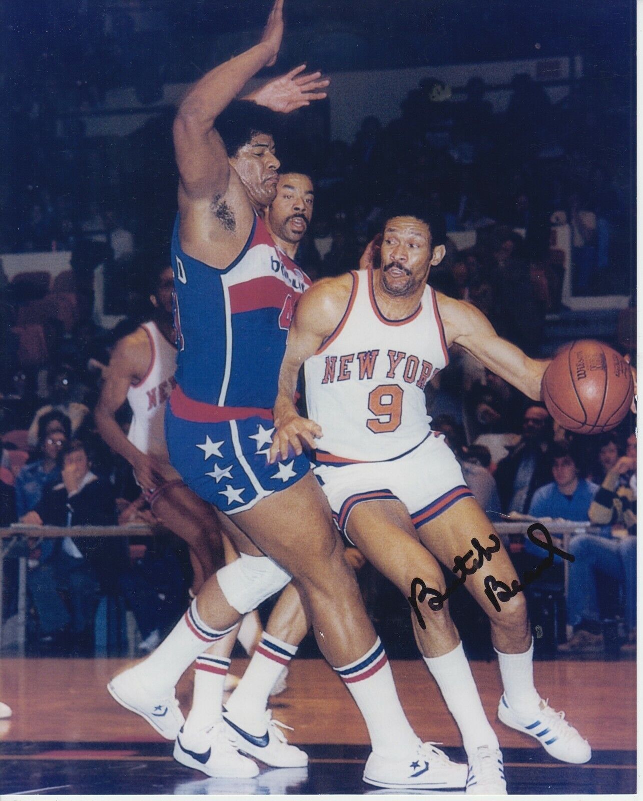 Butch Beard #1 8x10 Signed Photo Poster painting w/ COA New York Knicks -