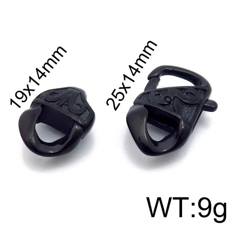 2 Pieces Stainless Steel 18K Gold Plated Solid Color Polished Connectors