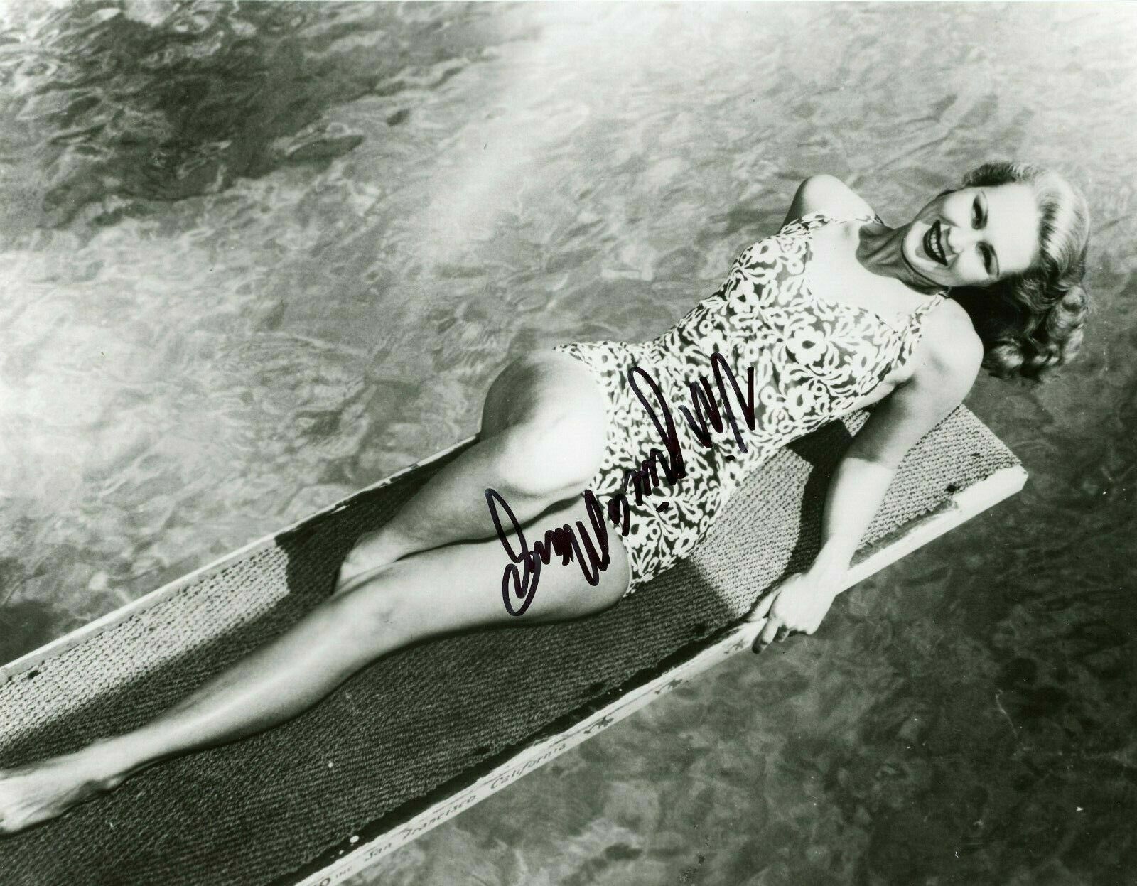 Virginia Mayo Signed 8x10 JSA COA Photo Poster painting Autograph The Best Years Of Our Lives