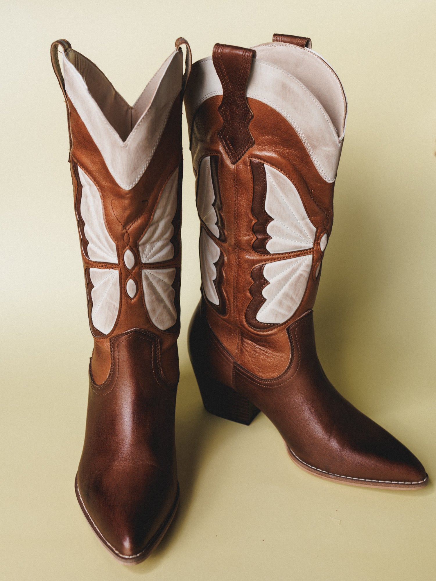 Fairy Butterfly Boot - Camel