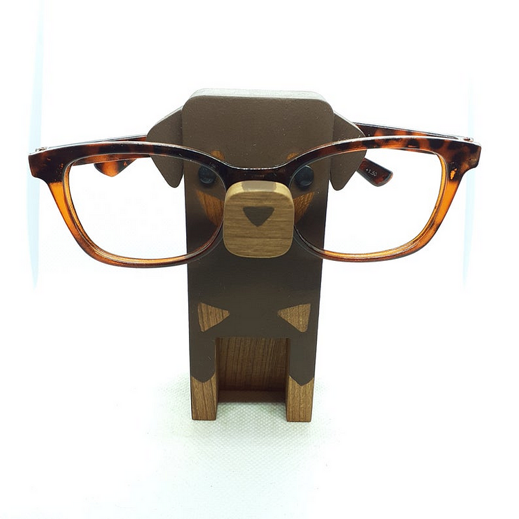 Alvin-Handmade Doberman Eyeglasses Stand