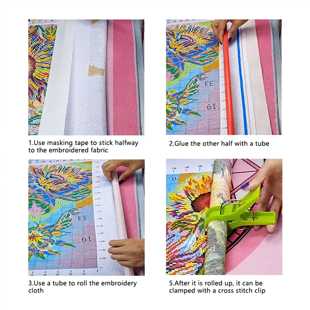 20m/Roll Anti-dirty Masking Tape Adhesive DIY Cross Stitch Sticker Writable