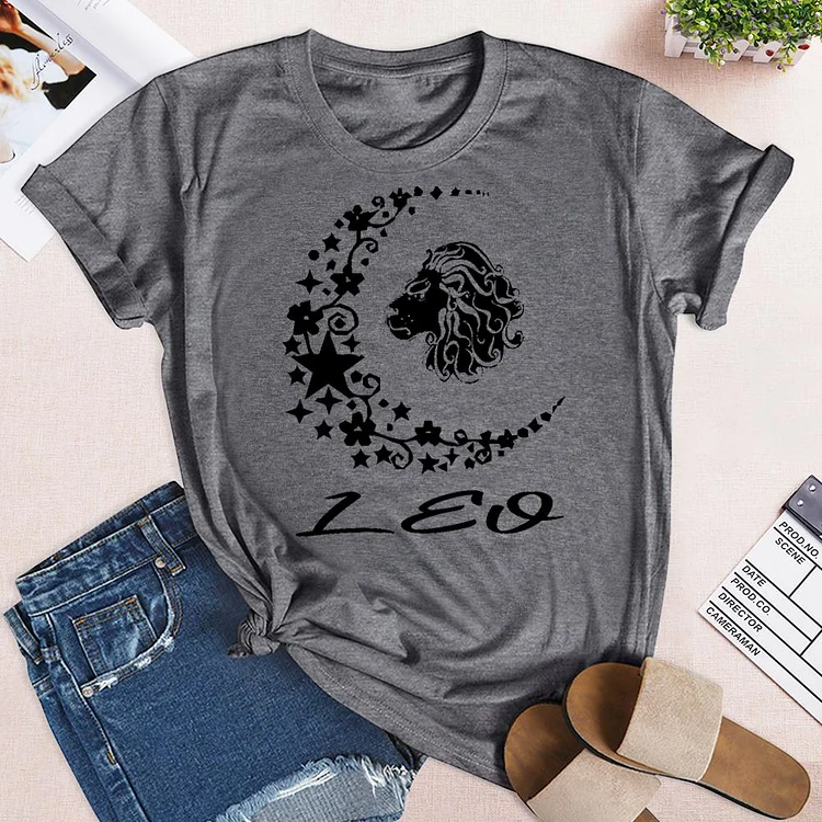 Leo Birthday Present,Zodiac T-Shirt-03222-Annaletters