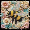 4Pack Butterfly Bee Madonna-Crystal Rhinestone Diamond Painting(30x30cm)