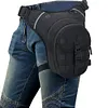 Motorcycle Drop Leg Bag Fanny Pack Breathable for Cycling Riding (Black)