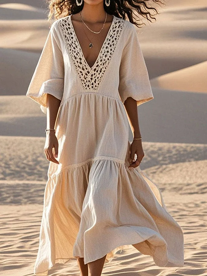 Women's lace casual dress