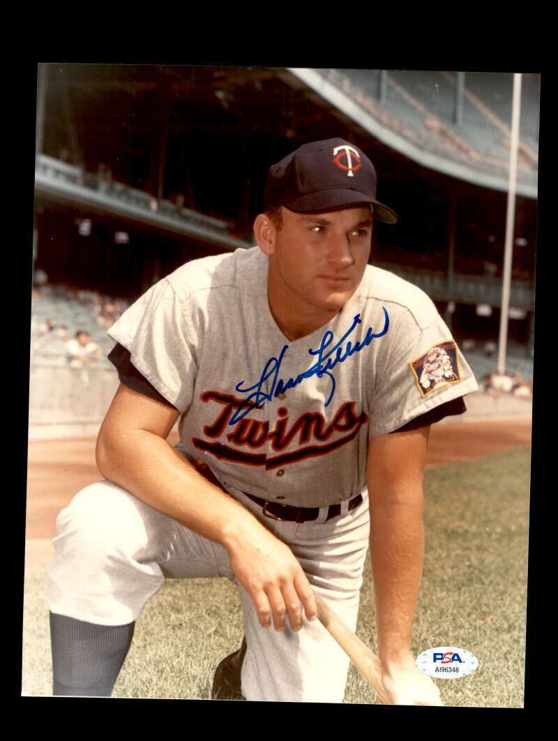 Harmon Killebrew PSA DNA Cert Signed 8x10 Twins Photo Poster painting Autograph