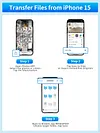 1TB USB C Flash Drive, 1000MB/s Read Write Speed, USB 3.2 Gen2+Type C Dual Interface SSD USB Drive with Keychain Leather Case Thumb Drive for iPhone 15 Series/MacBook/Android Phone etc
