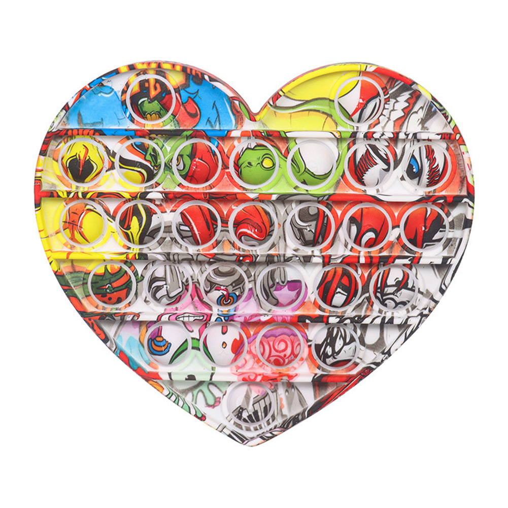 

Heart Graffiti - Pop It Fidget Toy, 501 Original