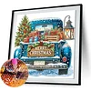 Xmas Car - Diamond Painting - Full Round Drill (Canvas|30*30cm)