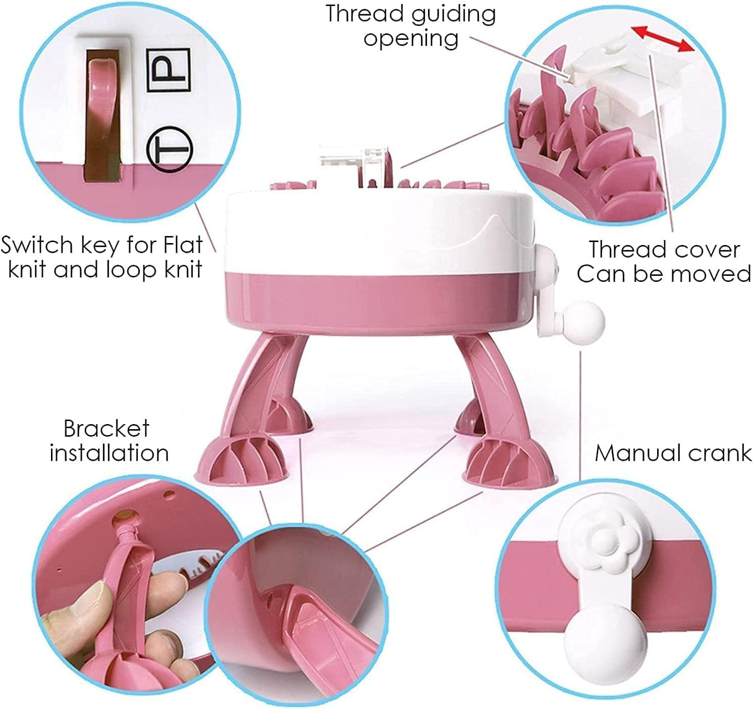 Easy Lace / Eyelet Stitch  Sentro or Addi Knitting Machine 