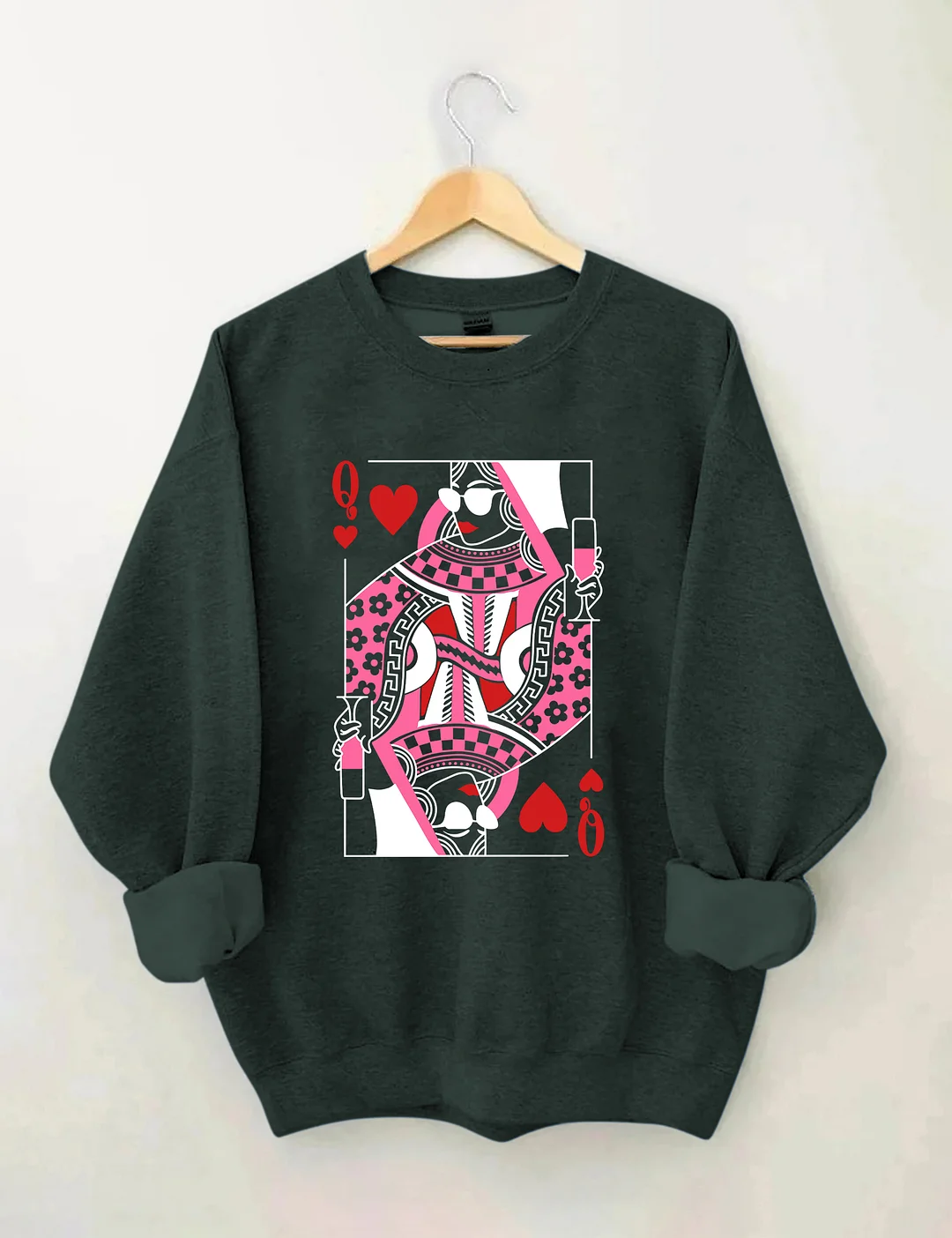 Queen Of Hearts Sweatshirt