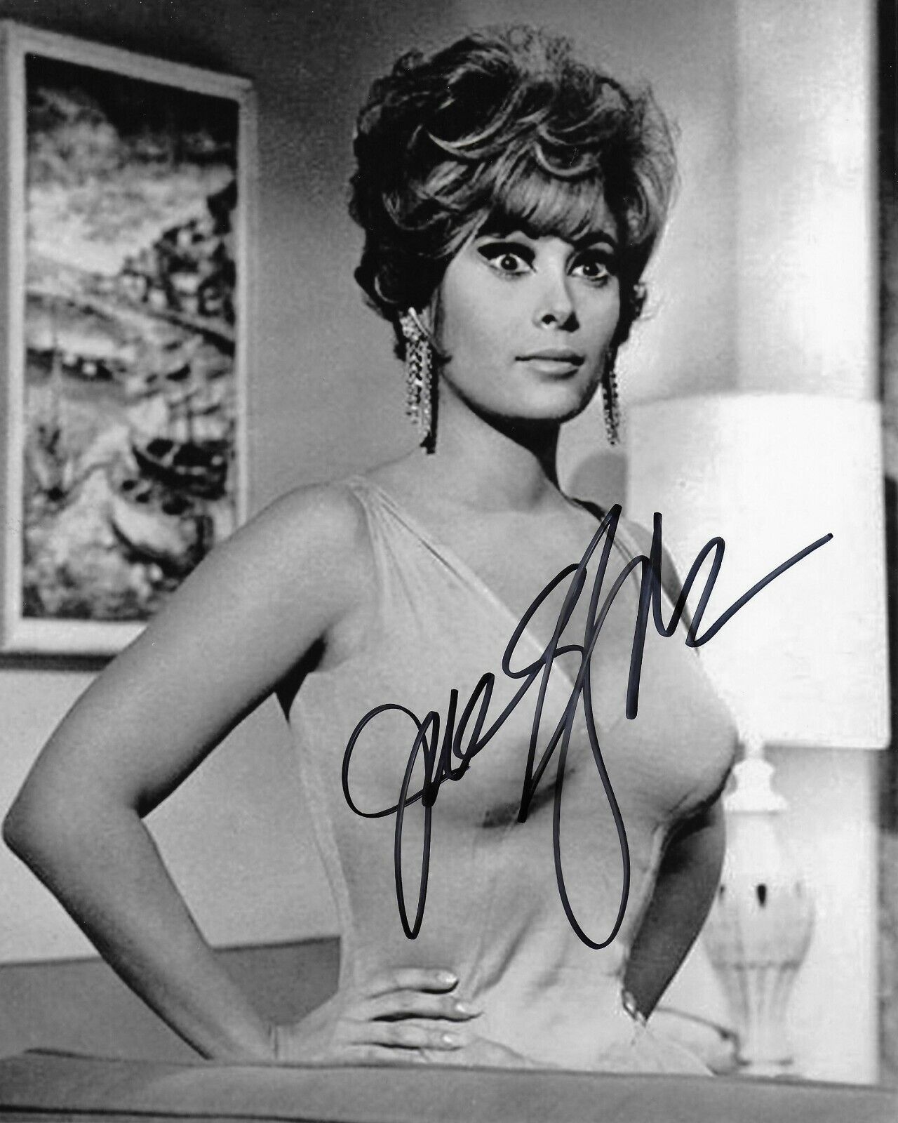 Jill St. John Original Autographed 8X10 Photo Poster painting #4 - Bond 007