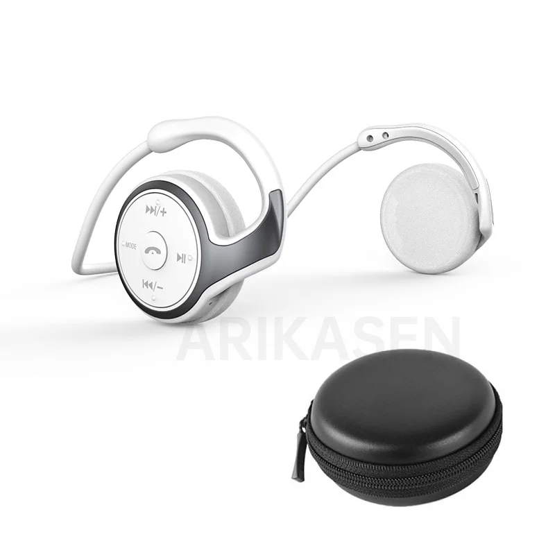 A6 Small Bluetooth Headphones Wrap Around Head Comfortable Wireless Headphones Foldable Bluetooth Headsets with Microphone Purse