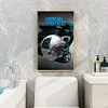 5D DIY Full Round Drill Diamond Painting Carolina Panthers Home Decor (sz3527)
