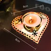 Creative Golden Star Heart Tree Candle Holder