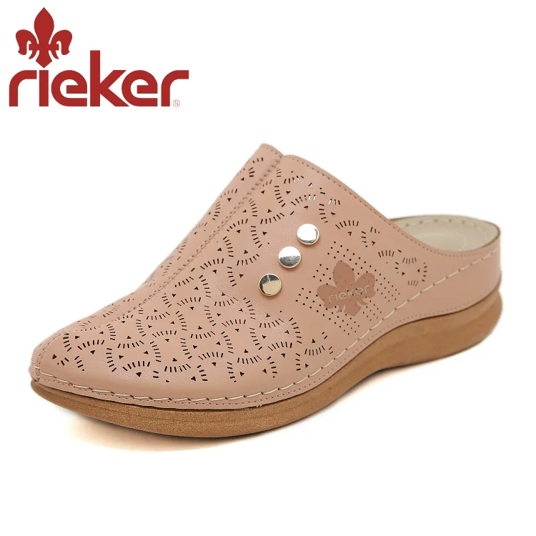 NOWE SKÓRZANE SANDAŁY MASAŻOWE DAMSKIE RIEKER®