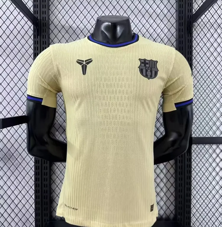 2025-26 New Season Barcelona Away Blank Jersey - Player Edition
