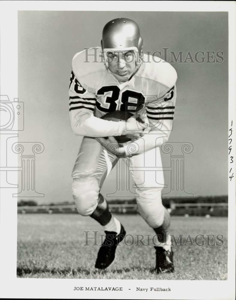 Press Photo Poster painting Navy college football plaeyr Joe Matalavage - kfx08402