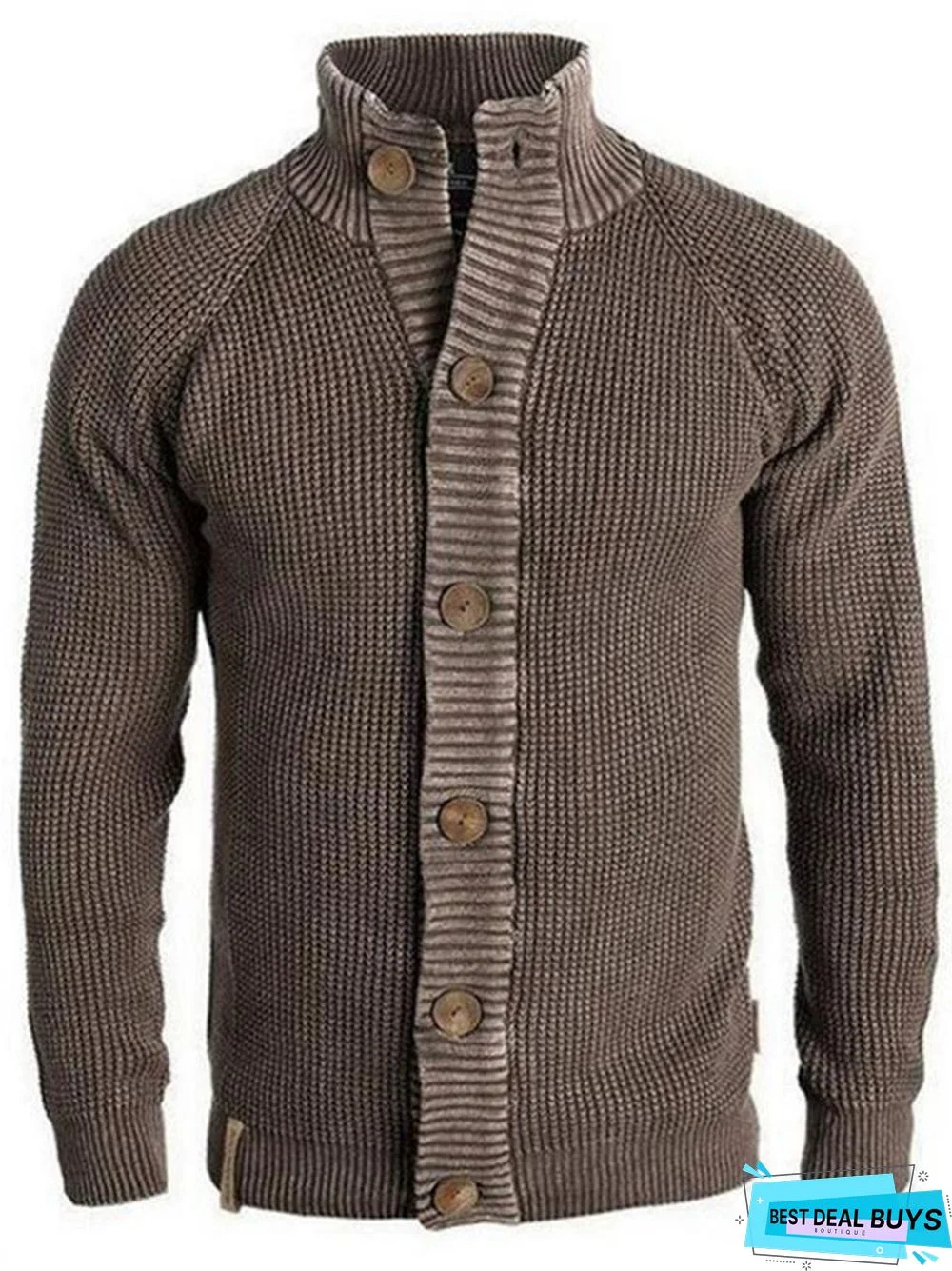 Long Sleeve Single Breasted Knitting Cardigan Sweater