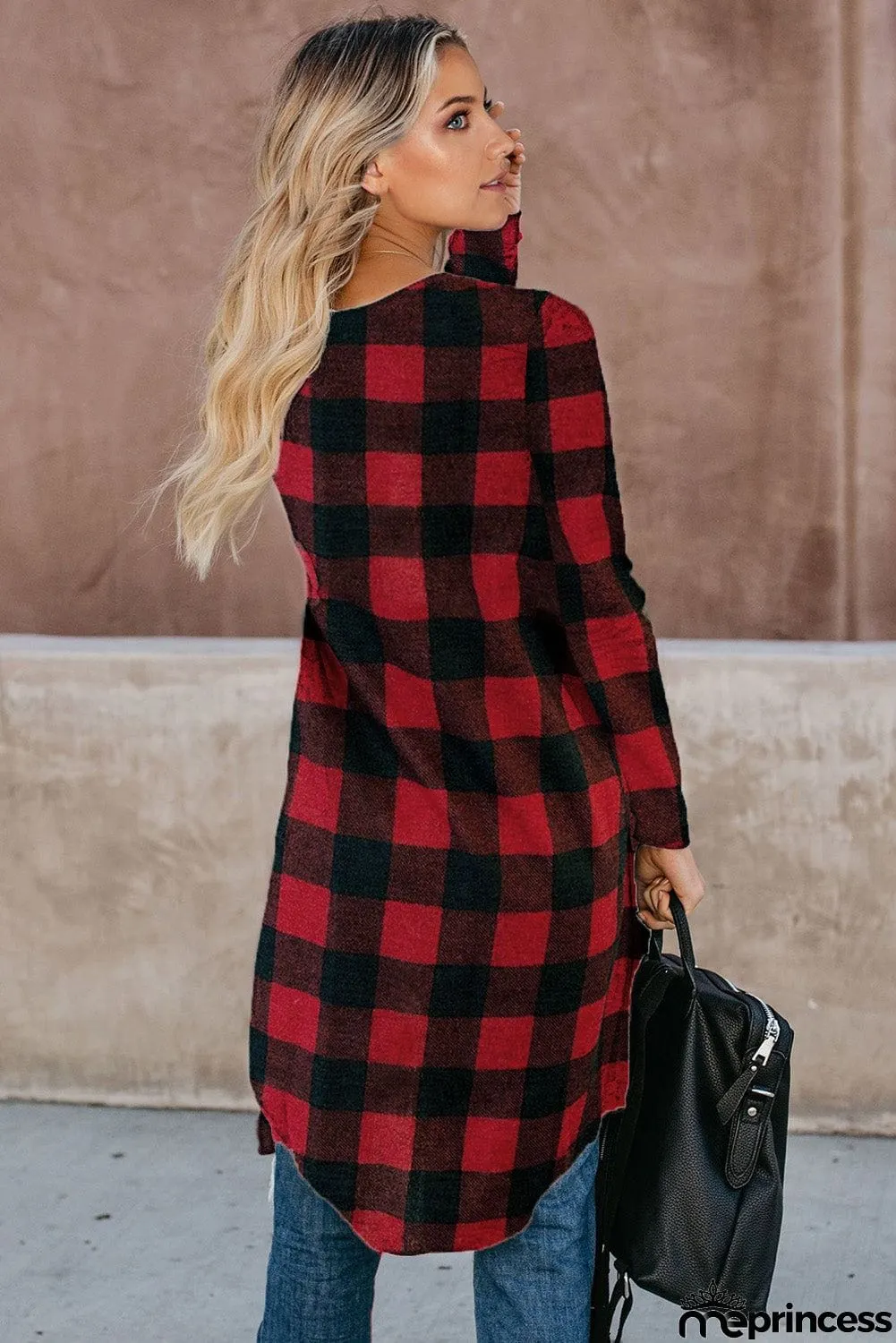 Print Long Cardigan