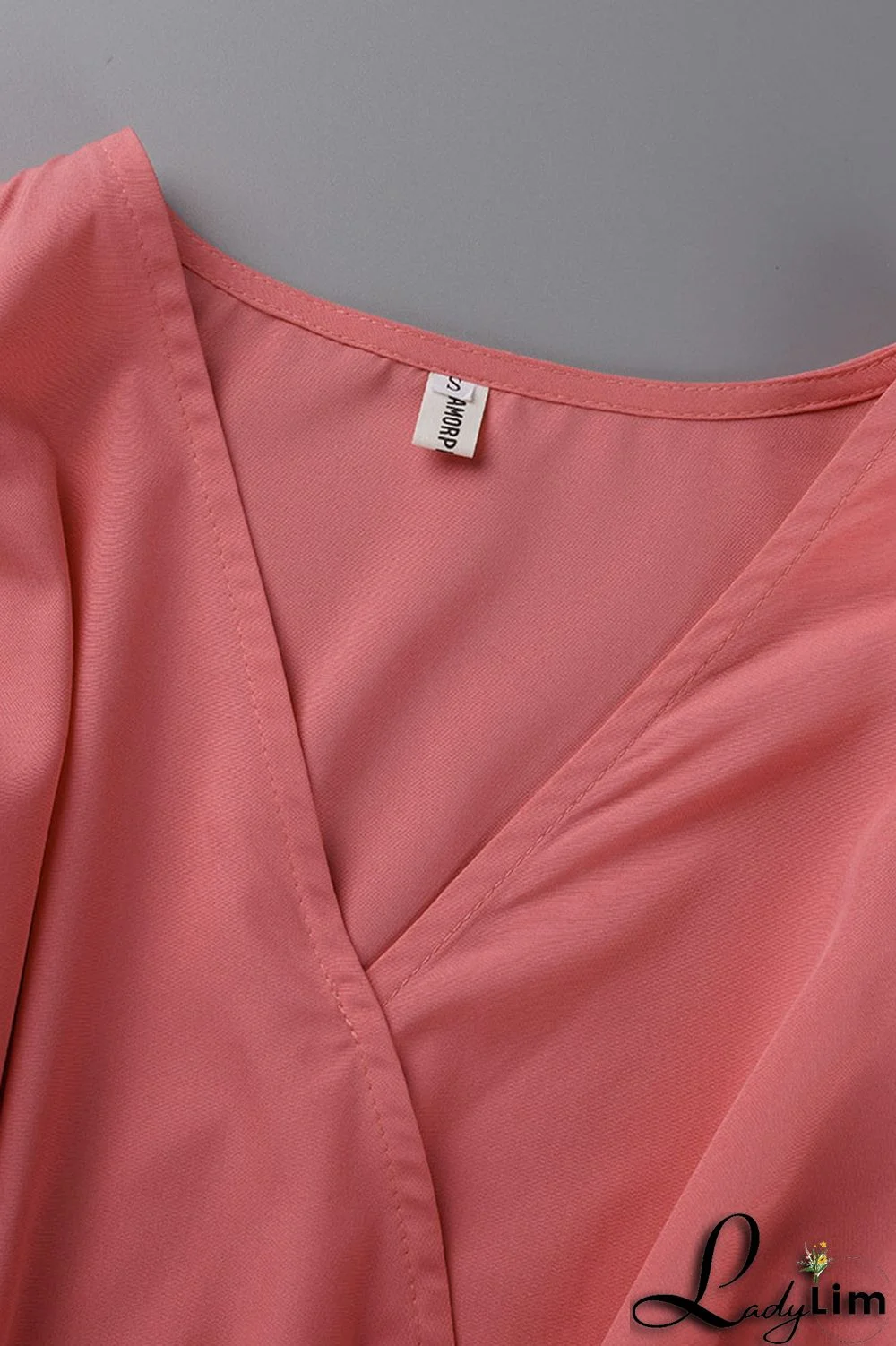 White Casual Solid Patchwork Fold V Neck Straight Dresses