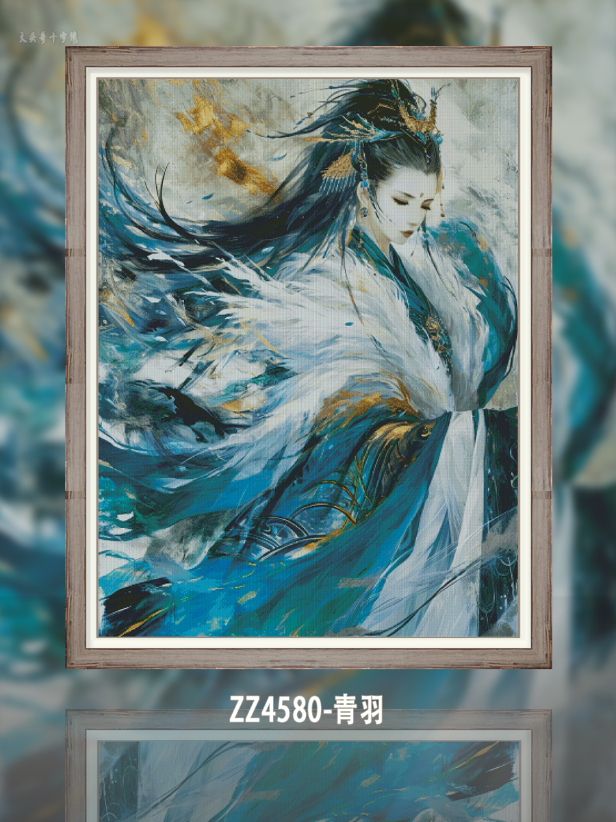 [ZZ4580-Aoyu] Painting Fairy Cross Stitch