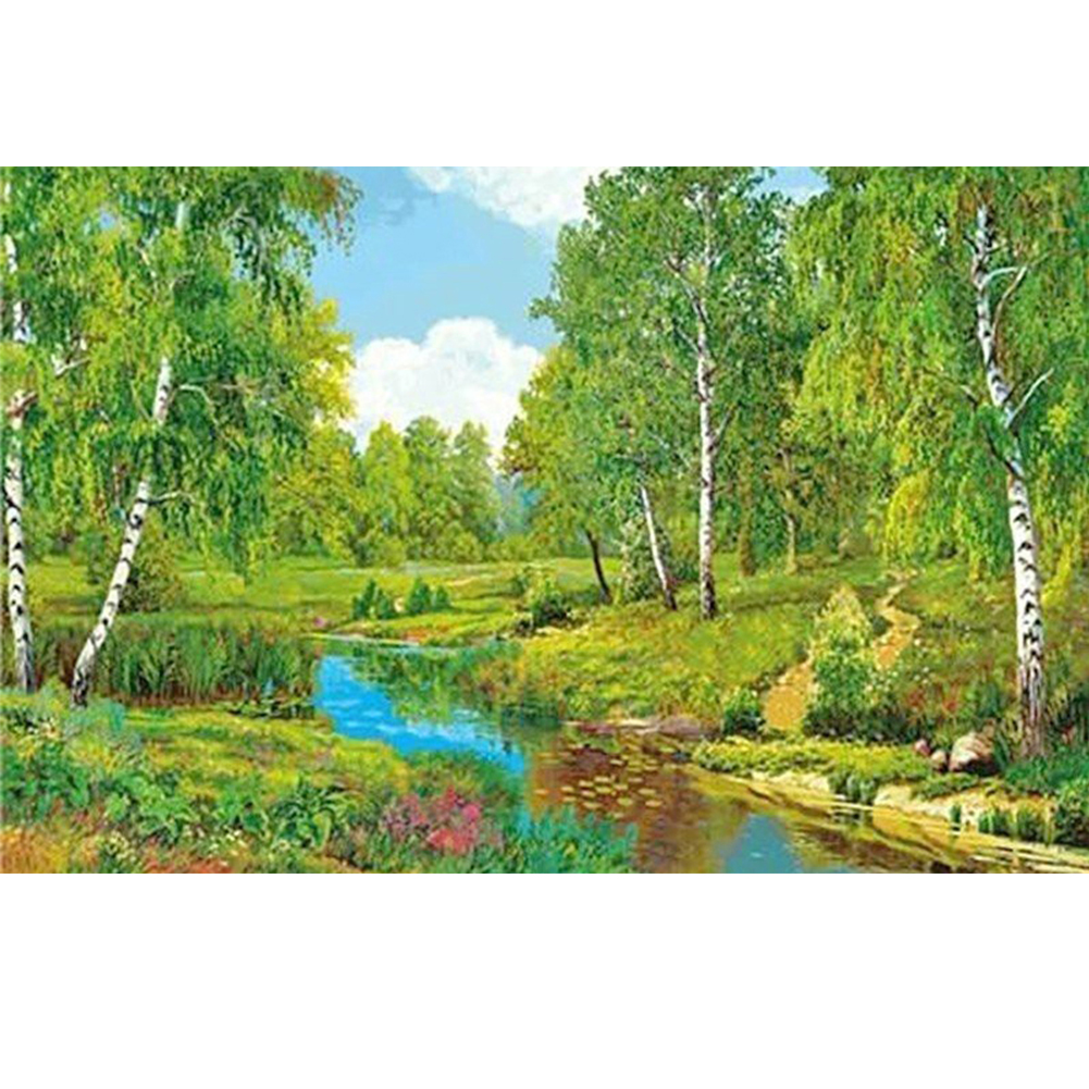 

Lake Forest - Square Drill Diamond Painting - 50*60CM (Big Size), 04, 501 Original